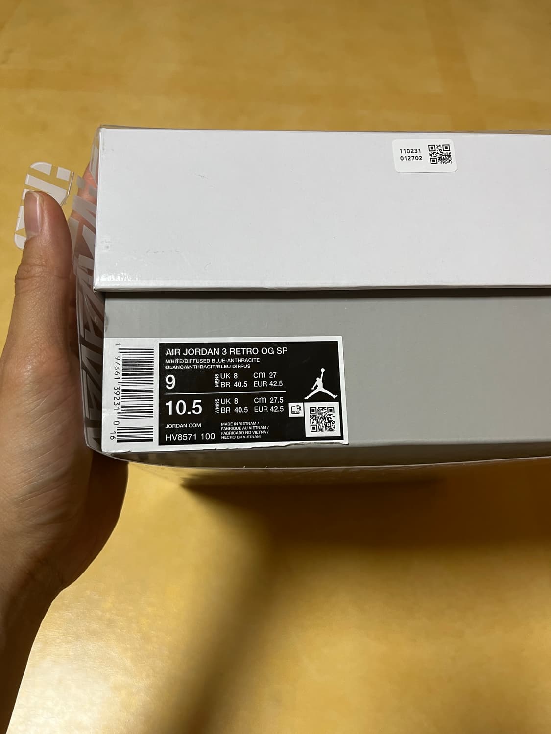 조던 3 아마 마니에르 270사이즈 새상품 팝니다. 상품이미지8