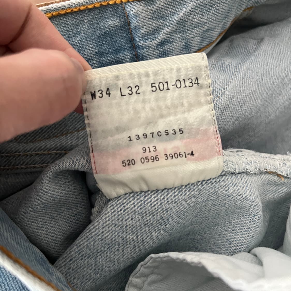 90s USA 리바이스501 [33/표기34] 상품이미지7