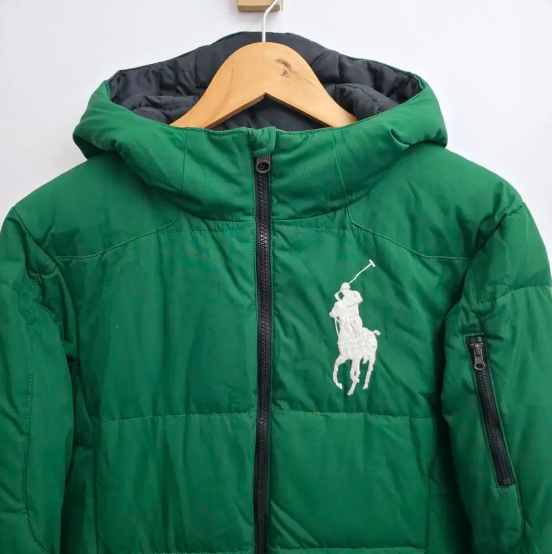 폴로 빅포니 패딩 그린 (네고가능) 상품이미지2