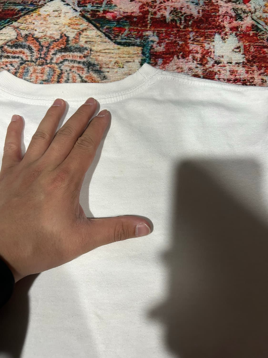 [XL] gap 갭 화이트 로고 반팔 상품이미지4