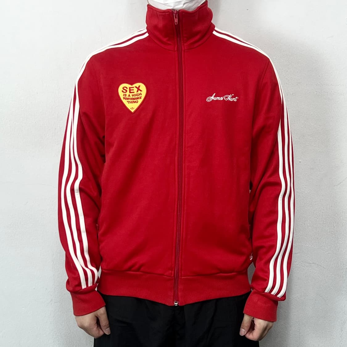 아디다스 레드삼선 제임스헌트 트랙탑 져지자켓 상품이미지3