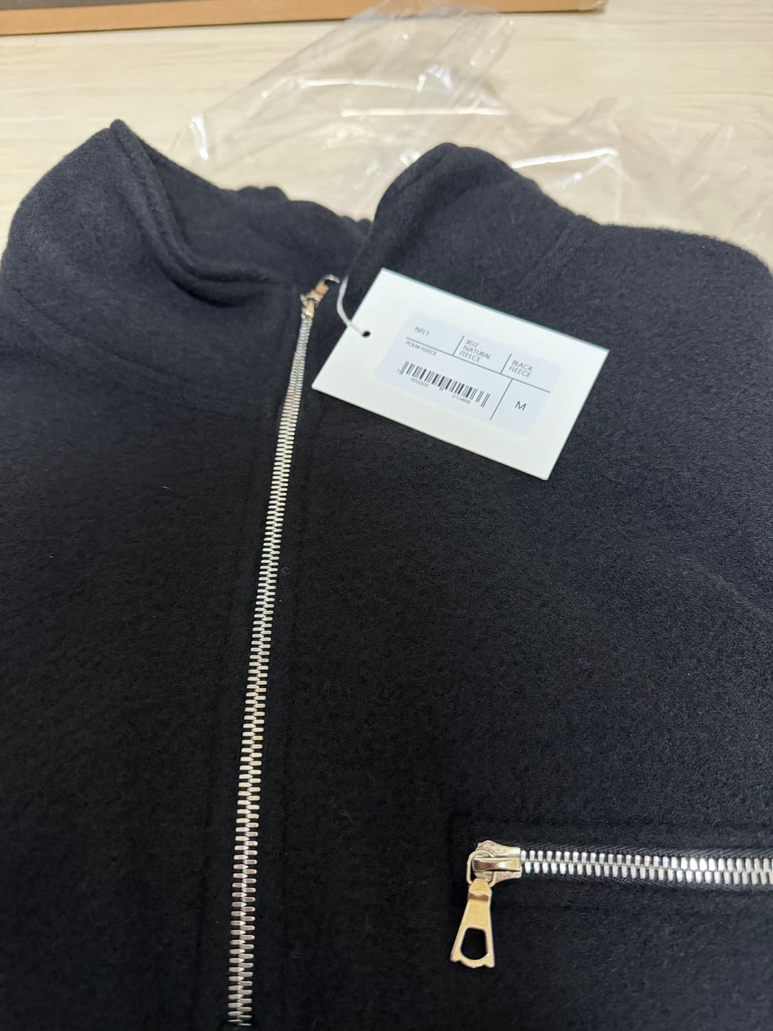 (새상품) Rier 리에르 플리스 블랙 M 상품이미지3