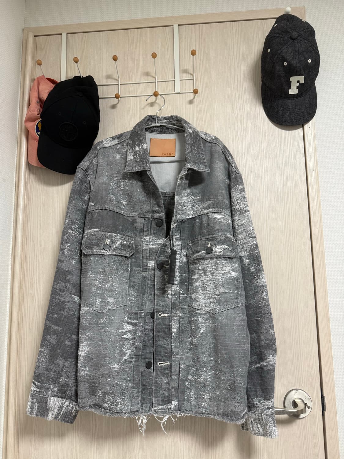 Taakk  2세대 데님 자켓 블리치 상품이미지1