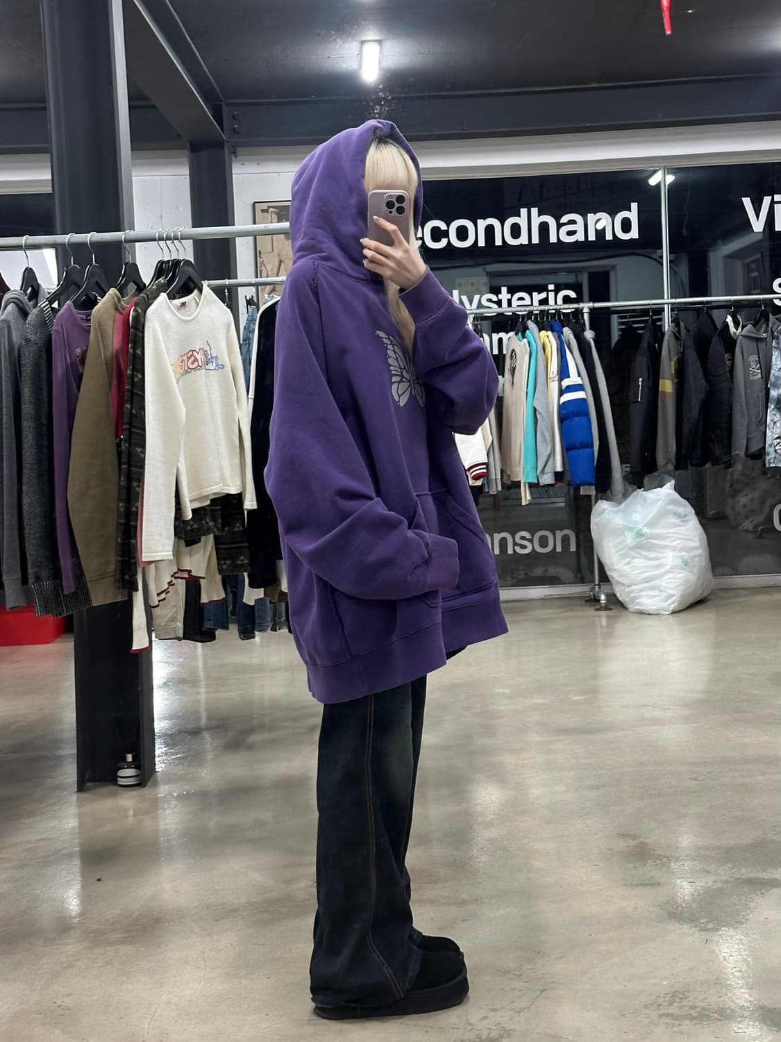 니들스 빠삐용 후드티 상품이미지3