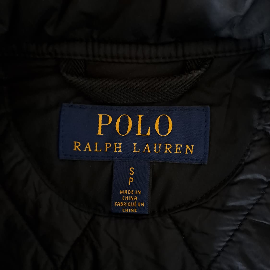 (택포) 폴로 퀼팅 블랙 베스트 A972 상품이미지9