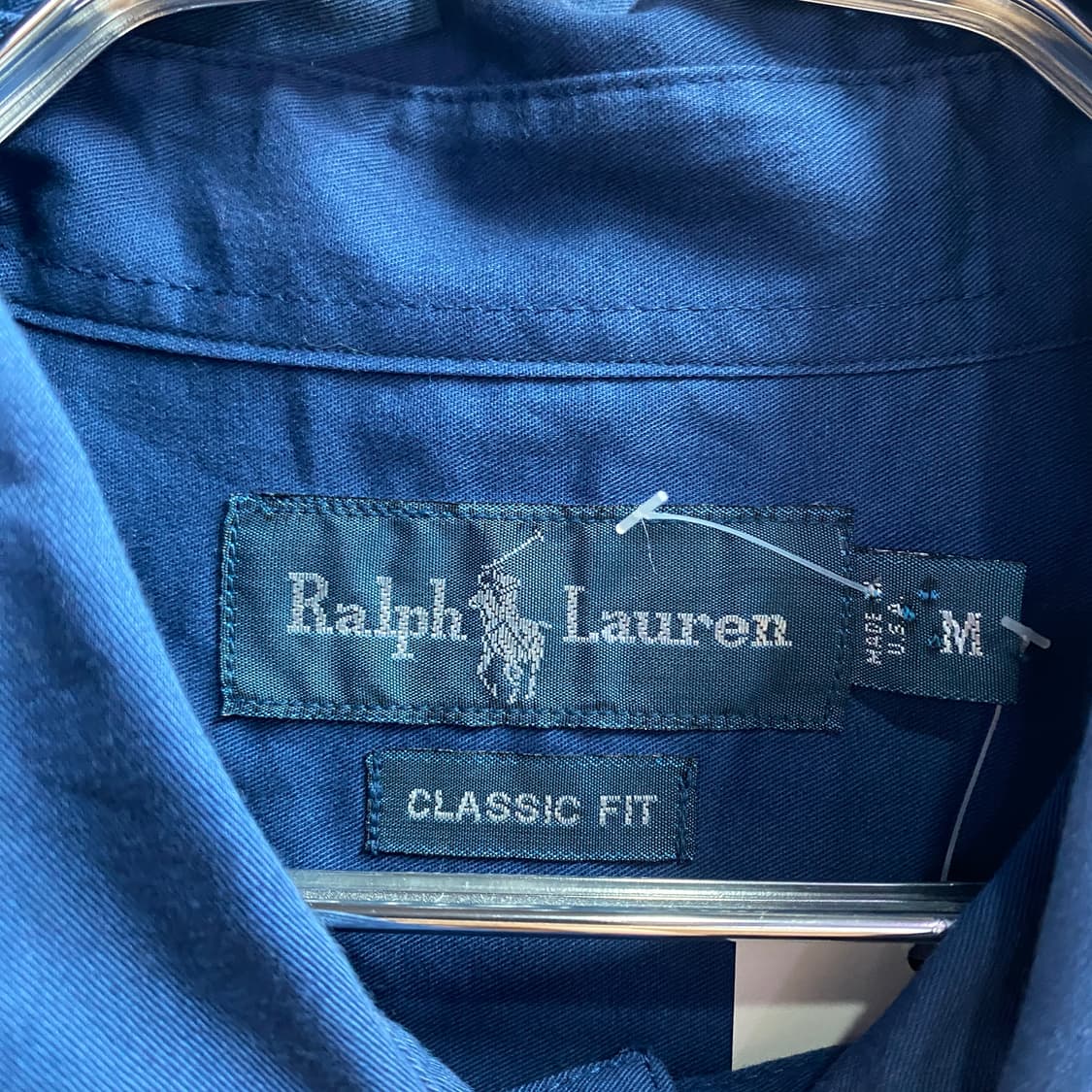 폴로 클래식핏 네이비 솔리드 셔츠 B3641 상품이미지4