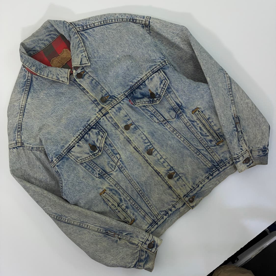 Levi's  리바이스 80,s 레드데님 트러커 자켓 상품이미지3