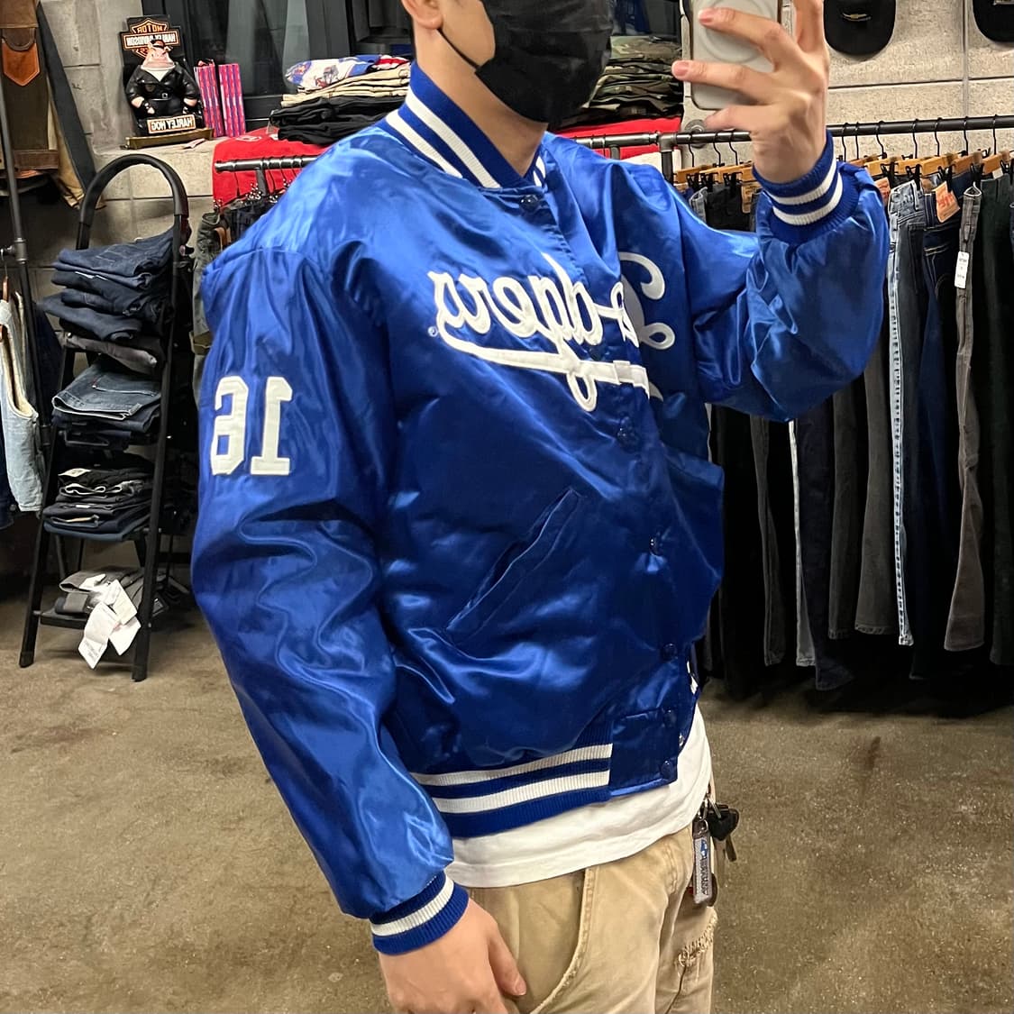 90s MLB LA다저스 바시티 자켓 (105) 상품이미지6