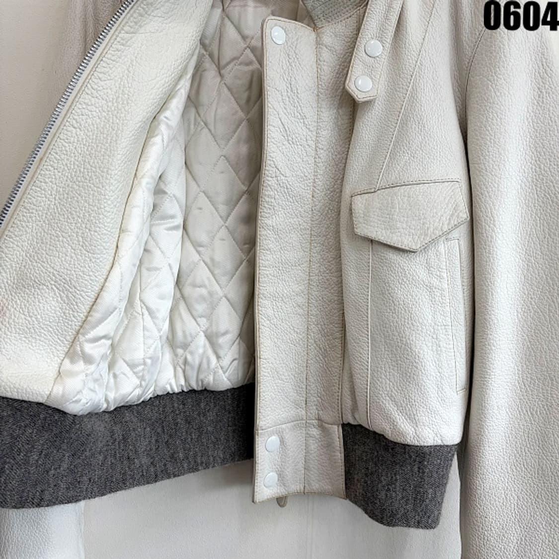발렌시아가 파리스 레더 자켓 46 0604 상품이미지7