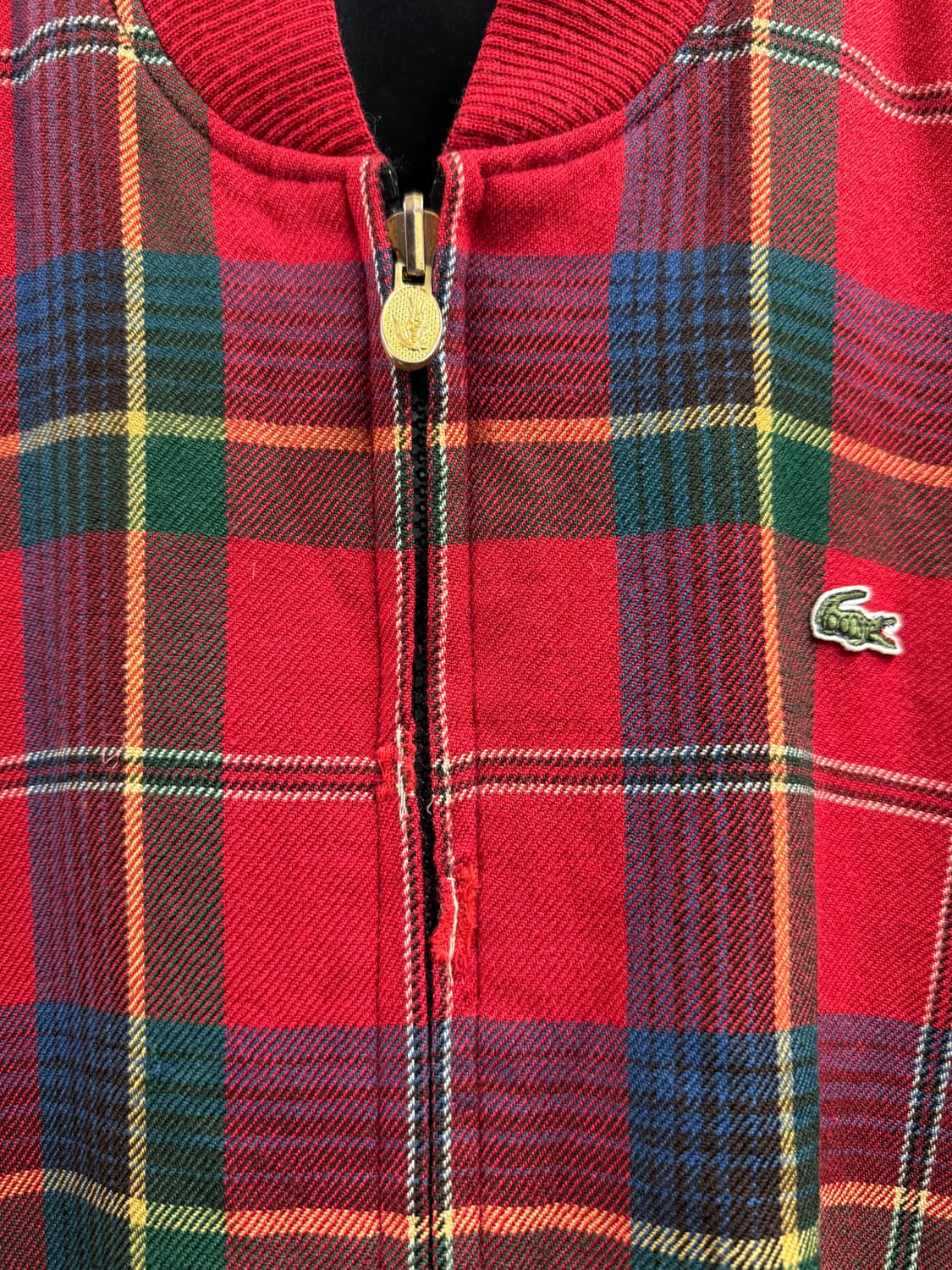 남성 95-100 / 라코스테 올드스쿨 리버시블 체크 블루종 자켓 상품이미지10