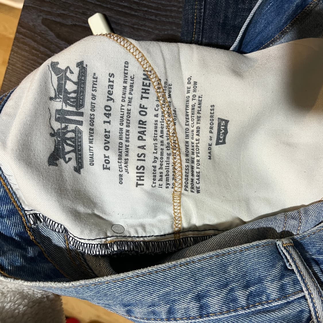 (32/30) 리바이스 알터드 502 패치워크 데님 청바지 상품이미지9