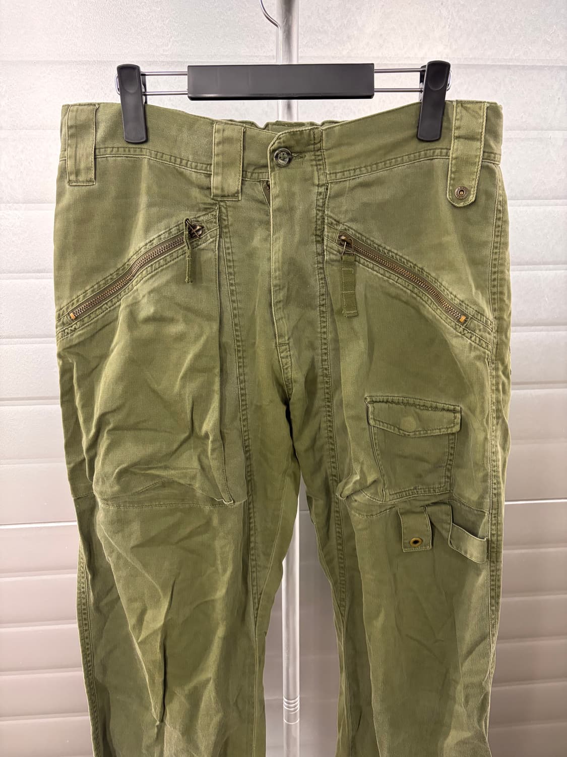 Diesel 밀리터리 올리브 카고 바지 28 상품이미지3