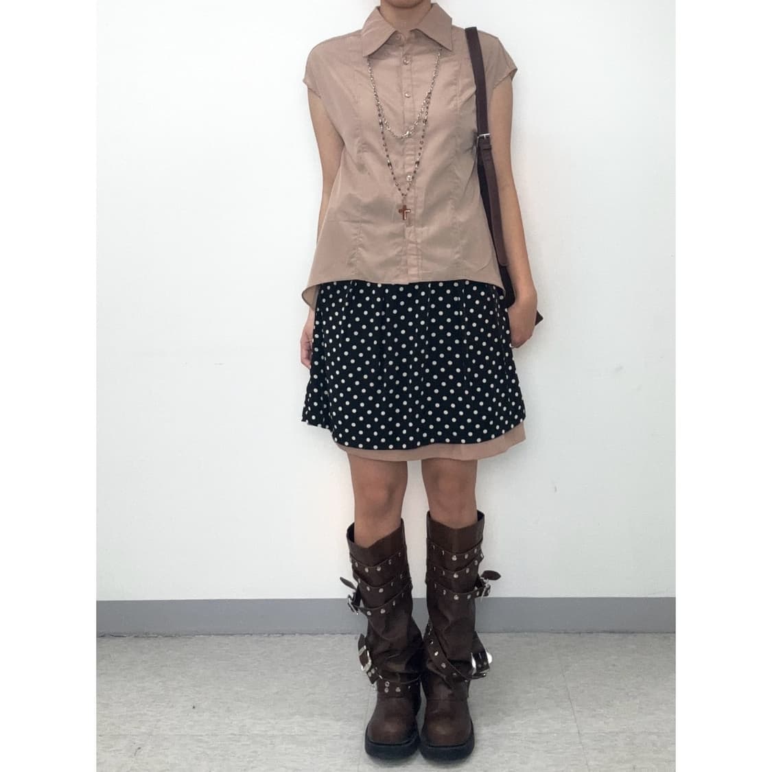 빈티지 릴리 브라운 블라우스 셔츠 상품이미지2