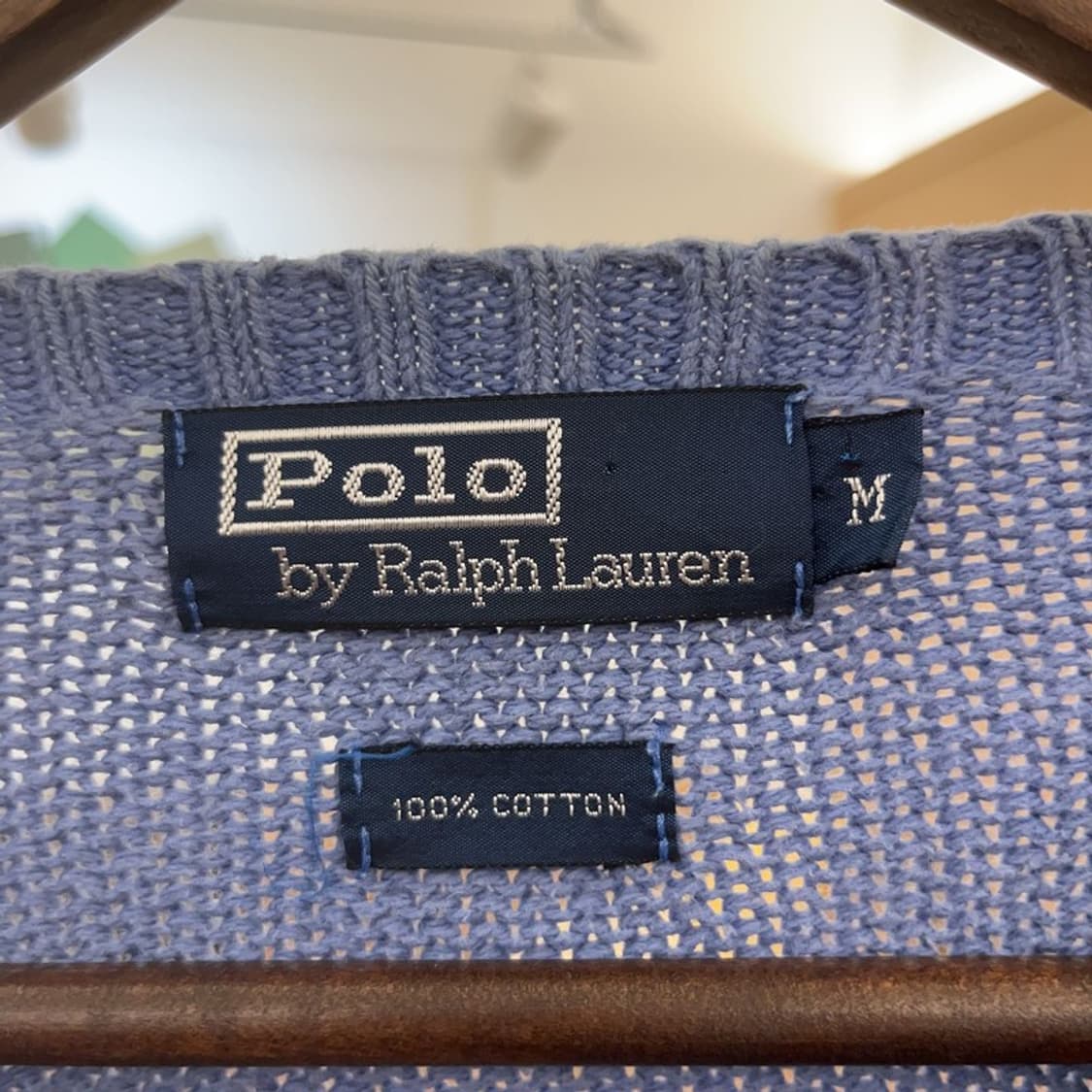 폴로 랄프로렌 자수로고 코튼 니트 스웨터 M C07341 상품이미지5