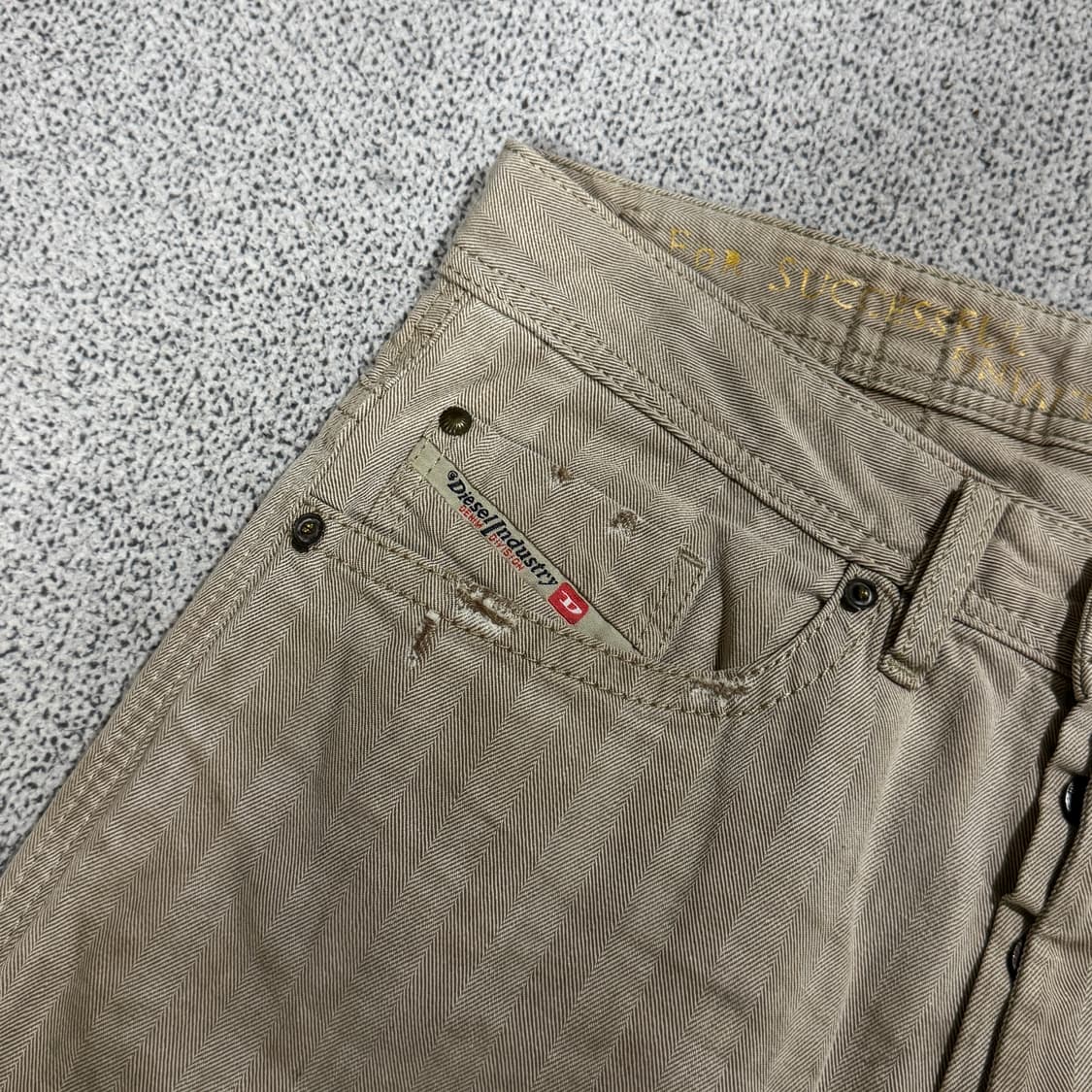 디젤 빈티지 BRADDOM 메탈 로고 팬츠 30 상품이미지5