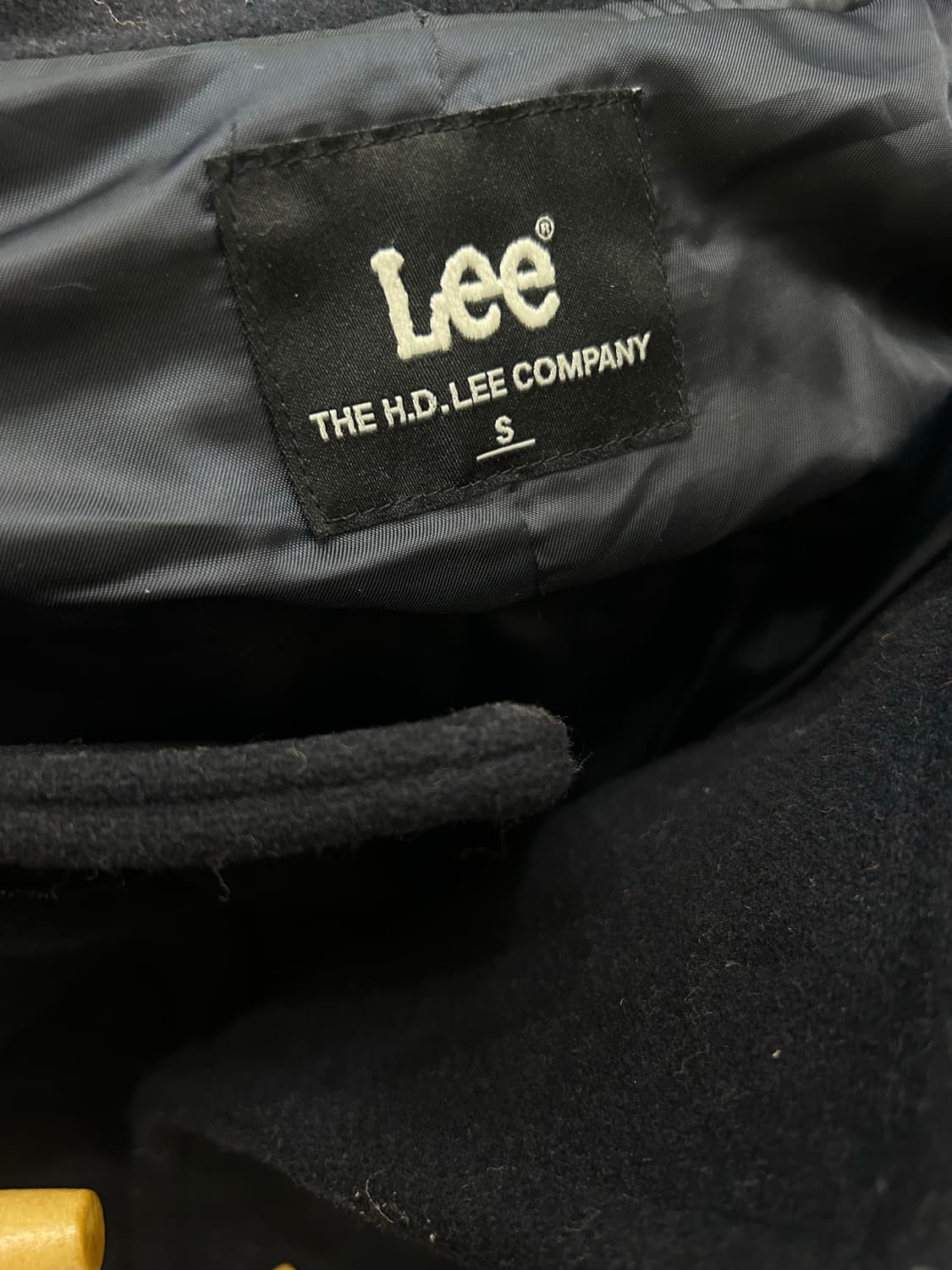 [실측XL]Lee 오버핏 더플코트/네이비 상품이미지6