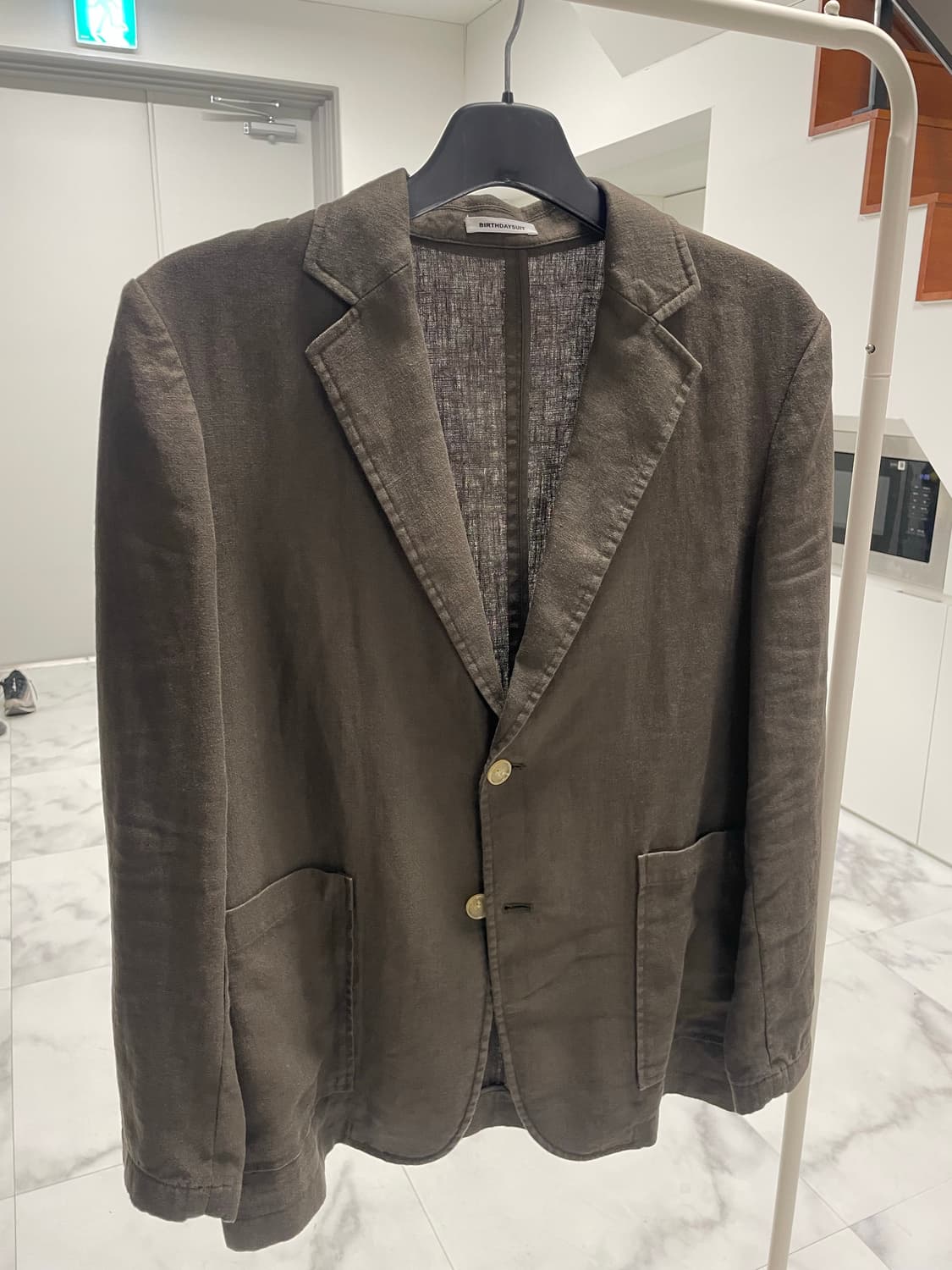 벌스데이수트 프리미엄 리넨 셋업 카키 / M(95-100) 상품이미지2