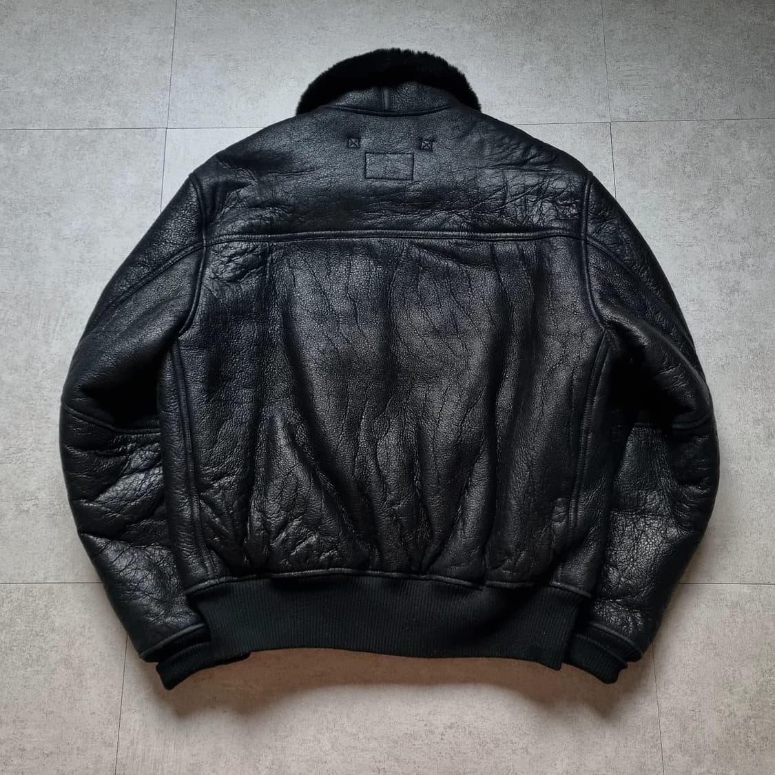 jpn Morgan B-15A 쉐어링 자켓 블랙 105sz 상품이미지9