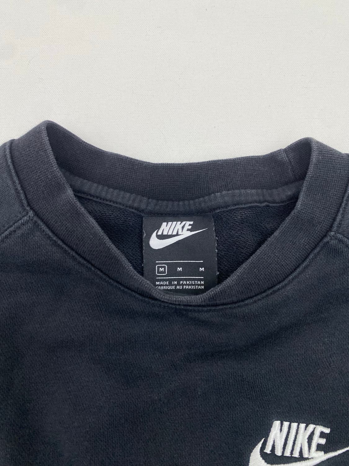 나이키 블랙 맨투맨 티셔츠 (m) 상품이미지3