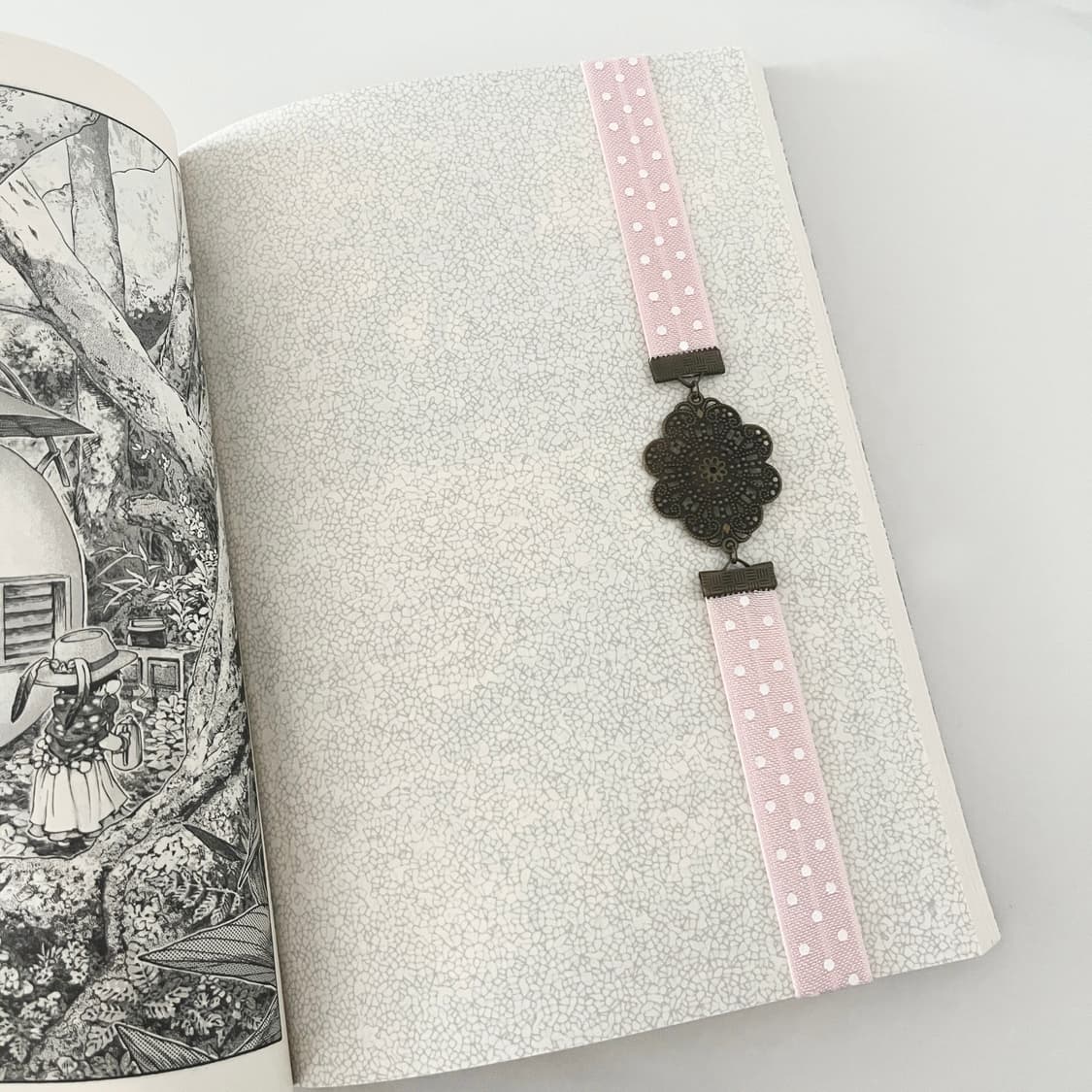 리본 펜던트 북밴드 ⊰antique charm⊱ book-band 상품이미지2