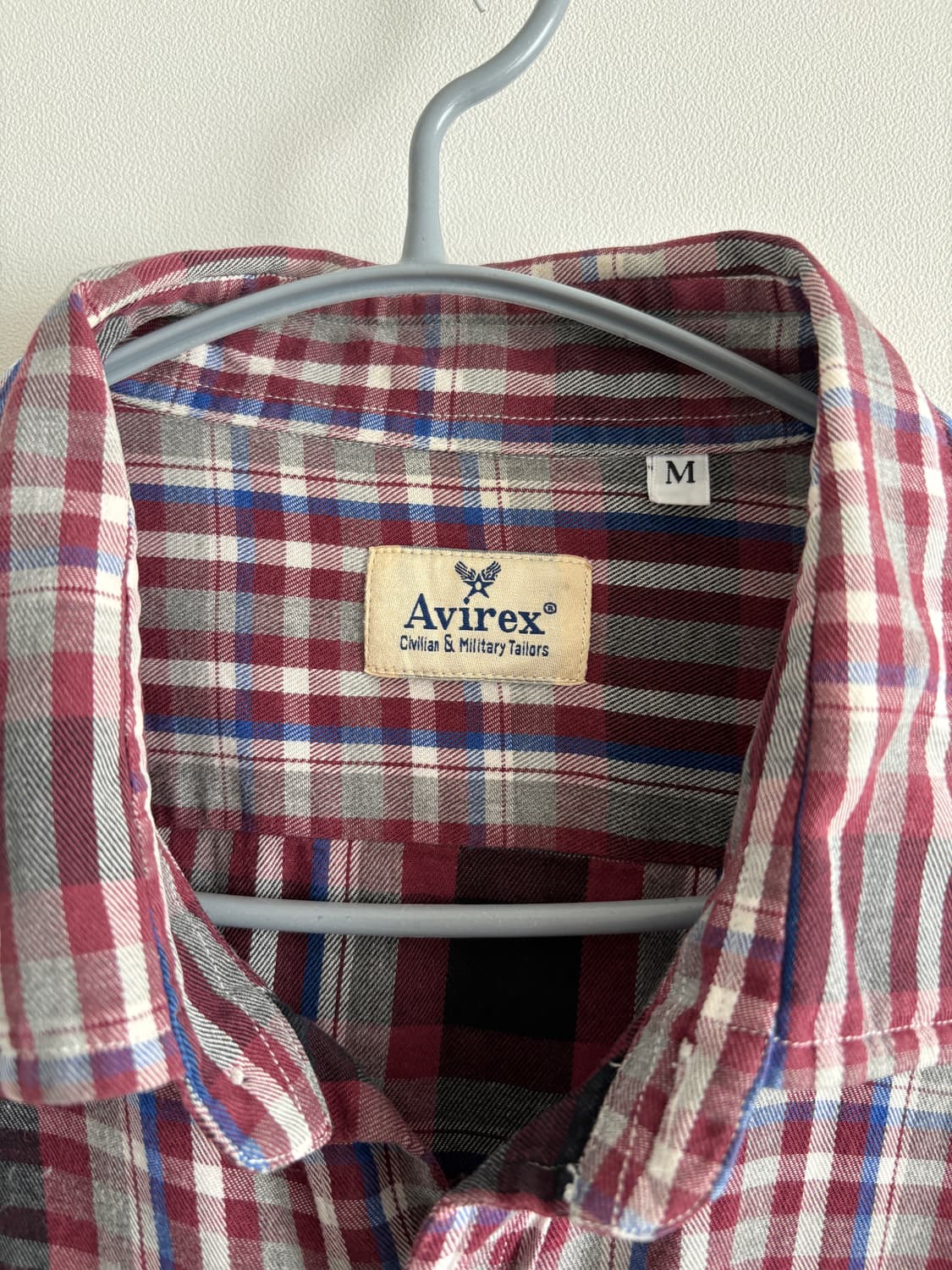 Avirex 아비렉스 체크 패치 셔츠 상품이미지4