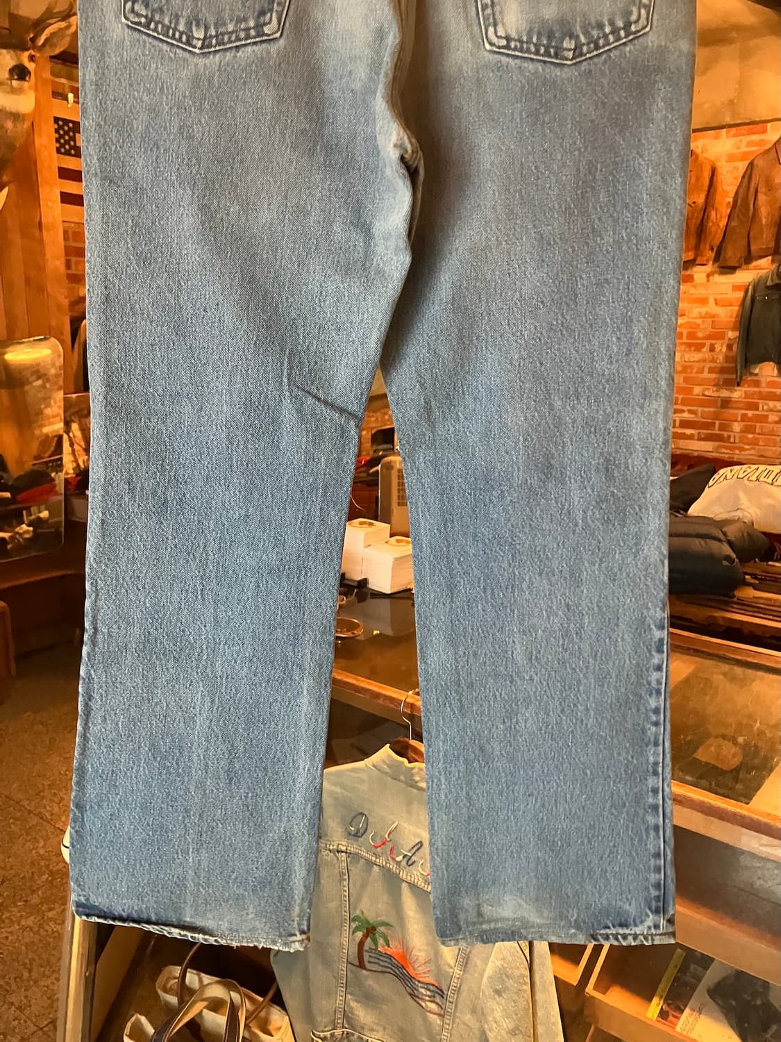 80s USA 빈티지 리바이스 517 부츠컷 데님 팬츠 상품이미지7