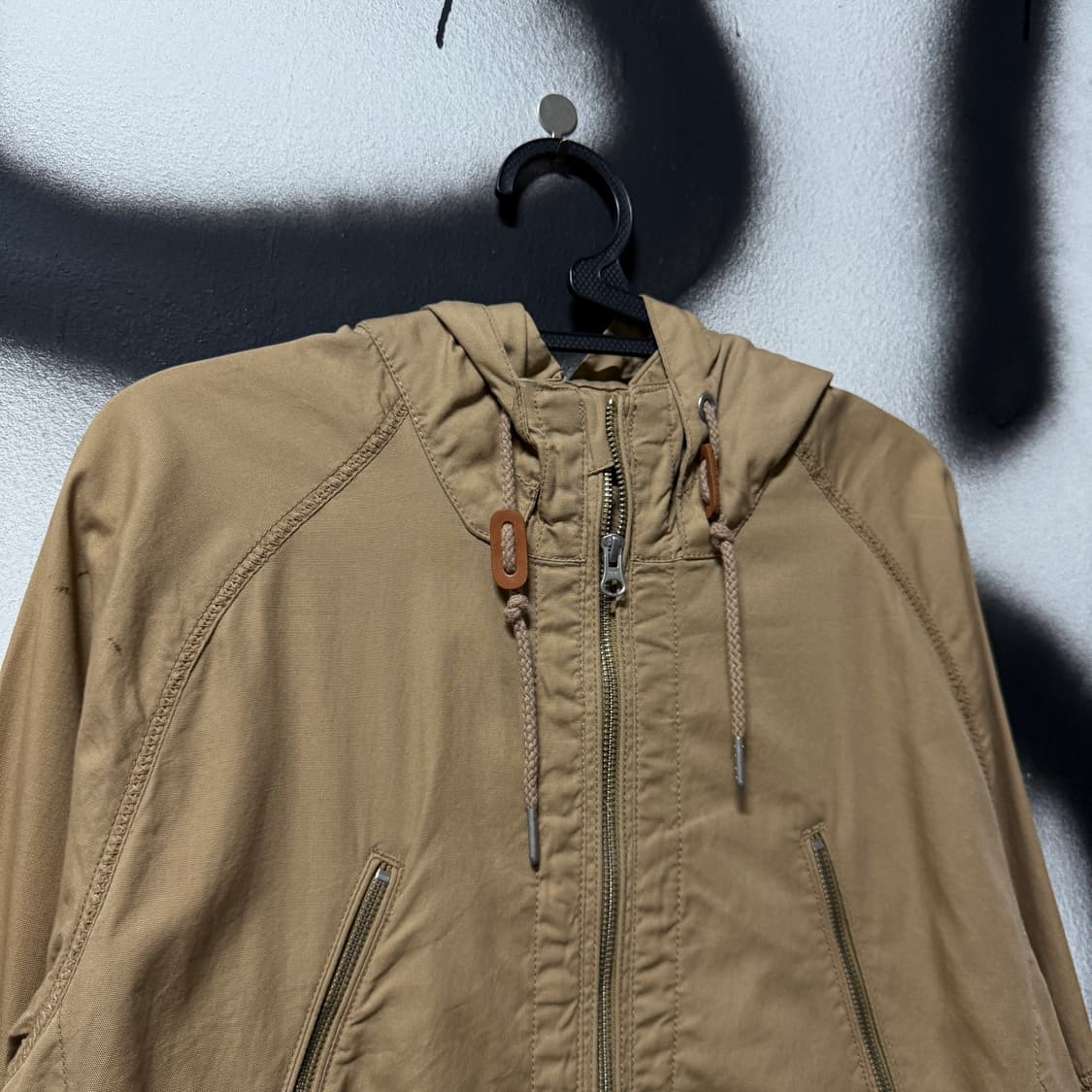 FUBU 후부 지퍼 디테일 M65 필드 자켓 베이지 상품이미지3