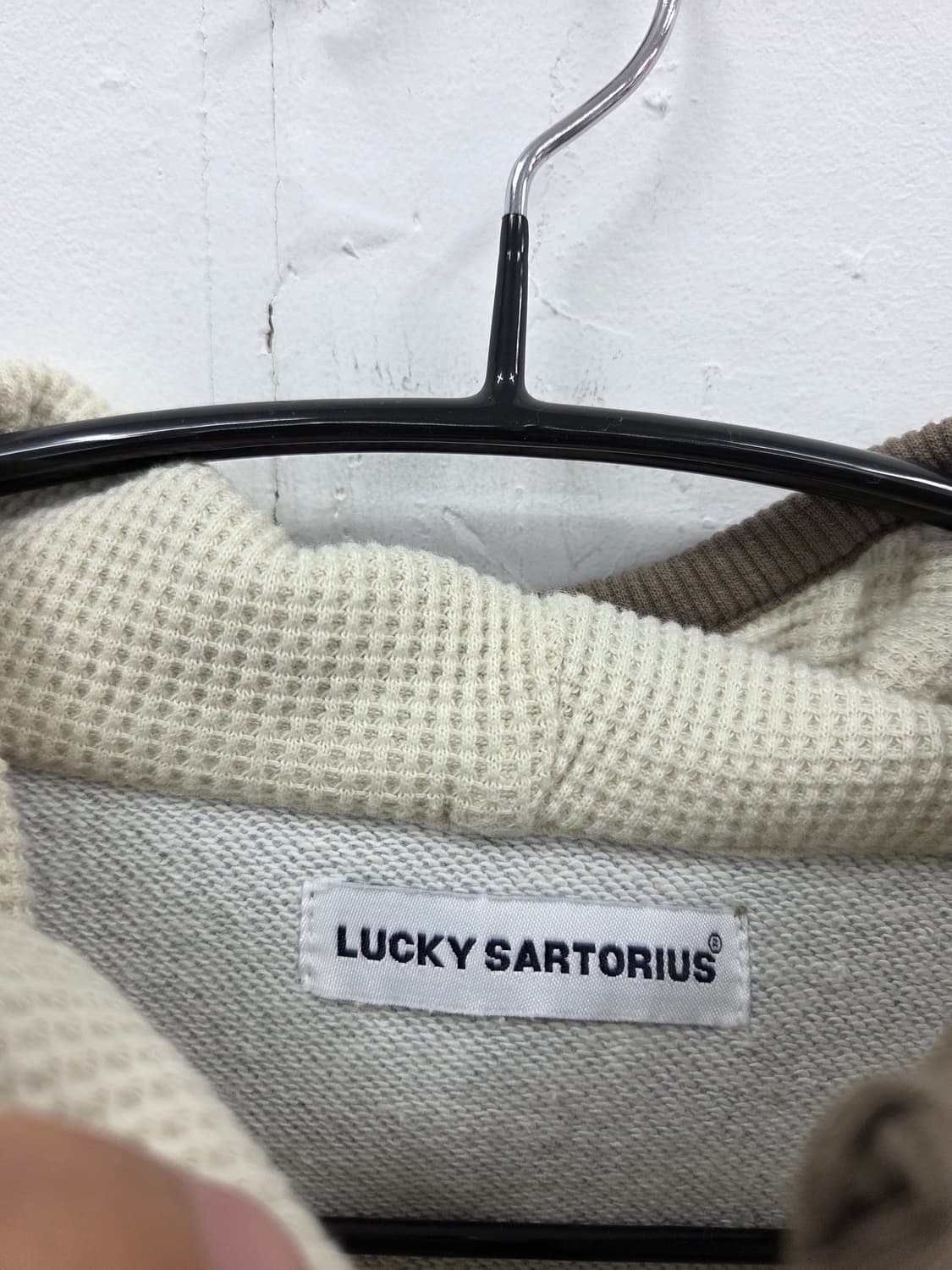 럭키 사토리우스 밀리터리 반집업후드 일본빈티지 상품이미지3