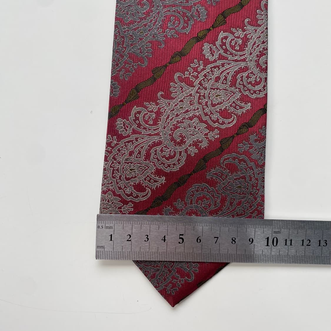 BALENCIAGA 발렌시아가 페이즐리 정품 명품 넥타이 상품이미지8