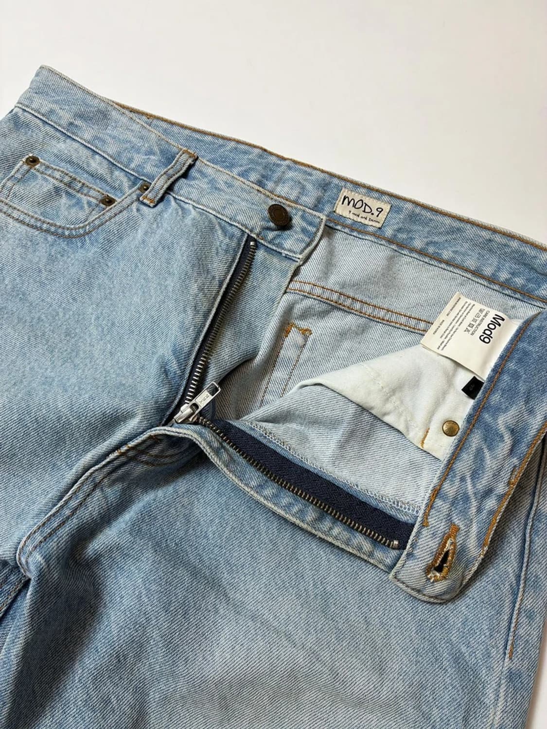 모드나인 Mod9 페이딩 스트레이트 데님 팬츠 PN9148 상품이미지3