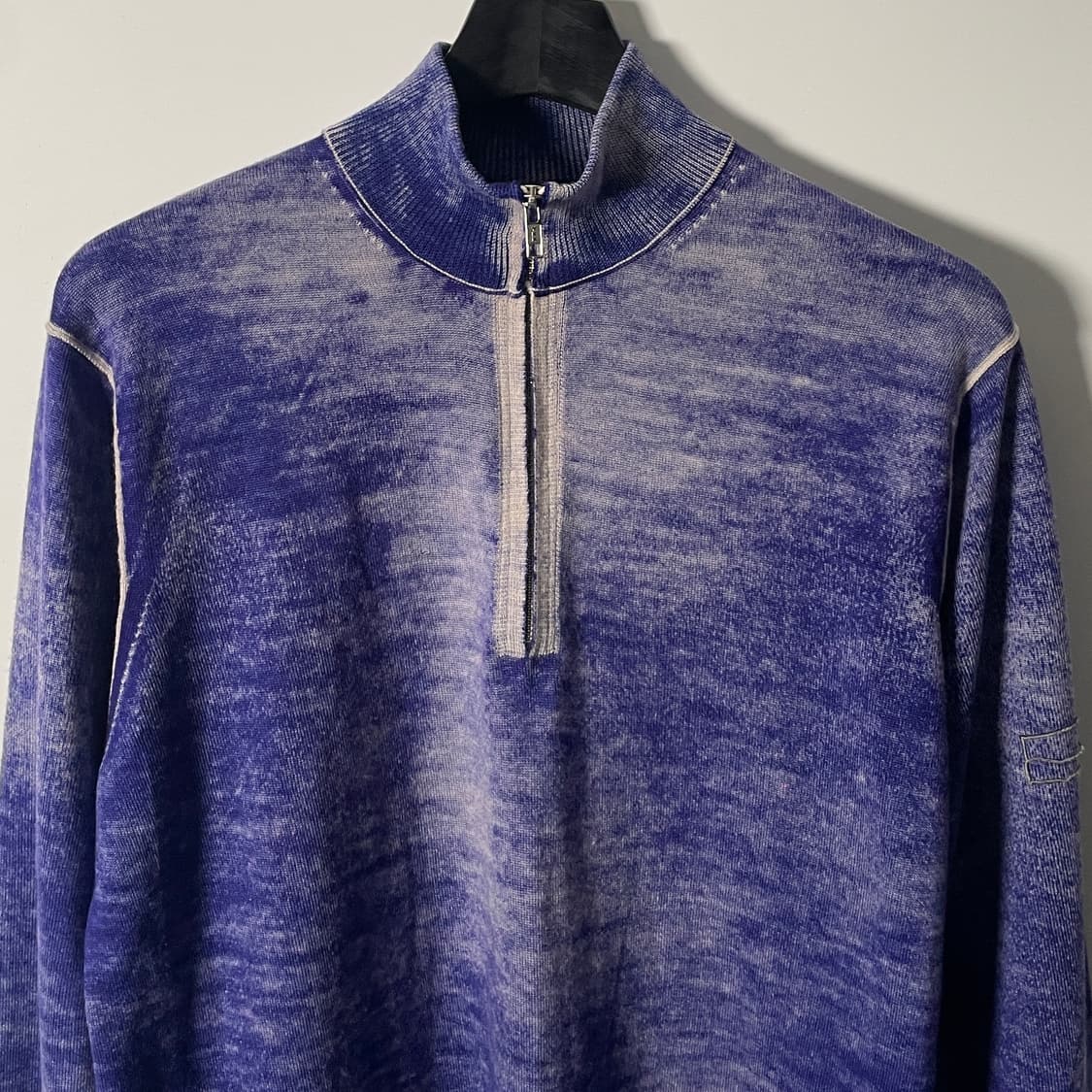 09fw 스톤아일랜드 그라데이션 반집업 니트 (on.718)   상품이미지2