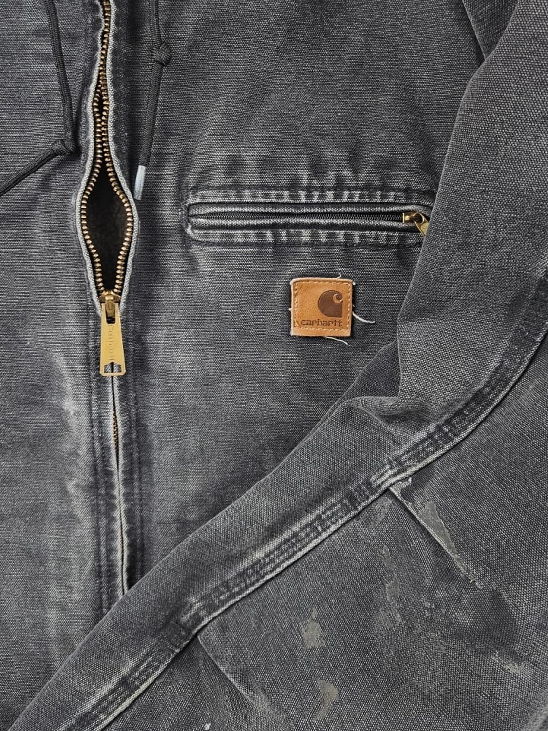 칼하트 J141 덕 캔버스 쉐르파 라이닝 워크 자켓 (XL)/ 10776 상품이미지7