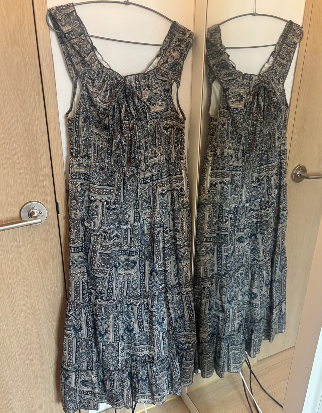 빈티지 에스닉 롱원피스 아오이유우st 모리걸 상품이미지4