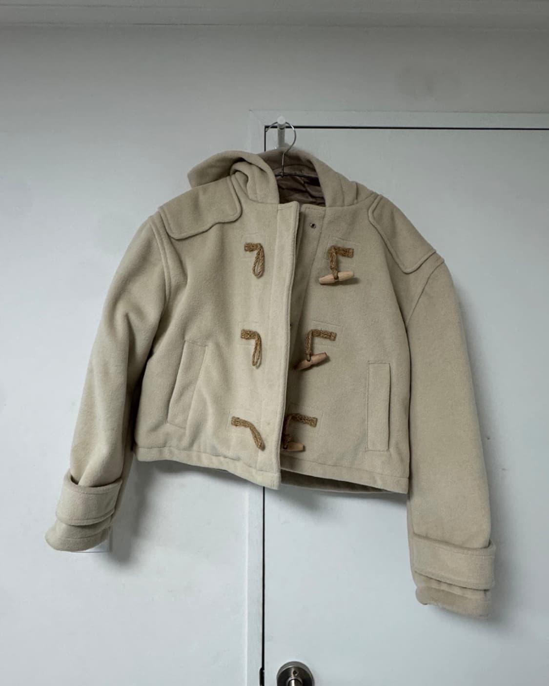 파르티멘토 숏코트 떡볶이코트 베이지 상품이미지3