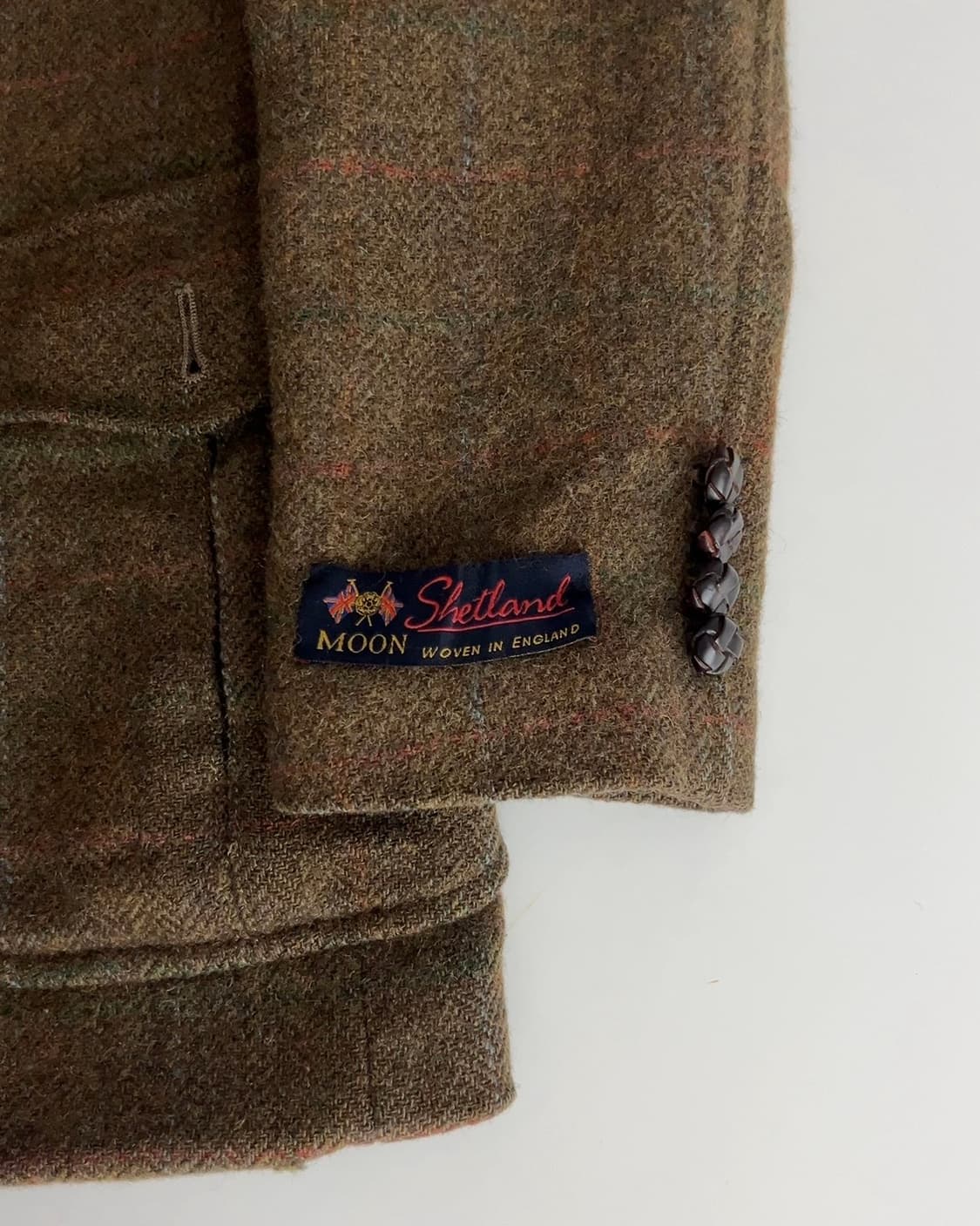 런던포그 체크 울 자켓 100 상품이미지5