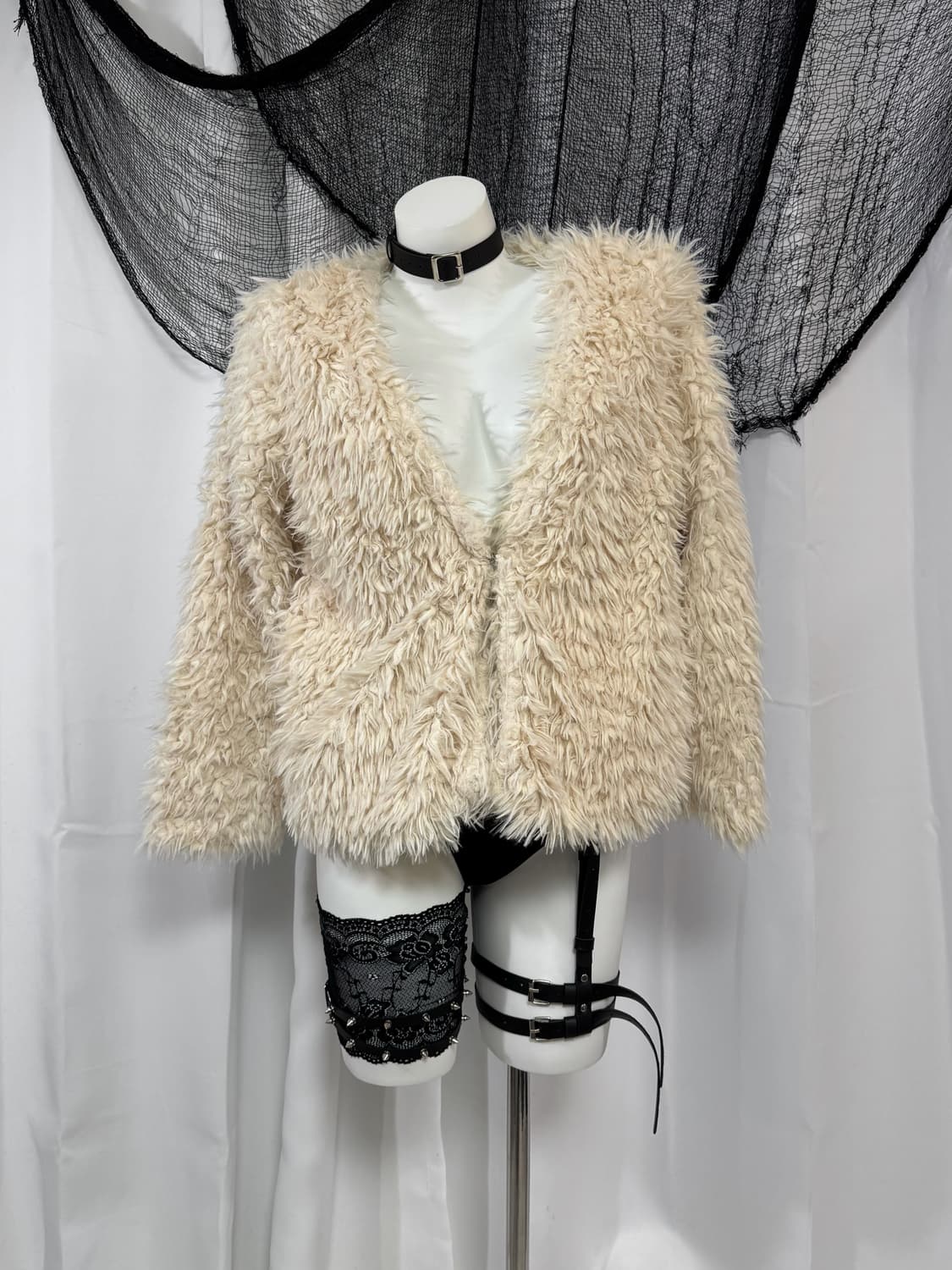 ivory fur jacket 상품이미지2