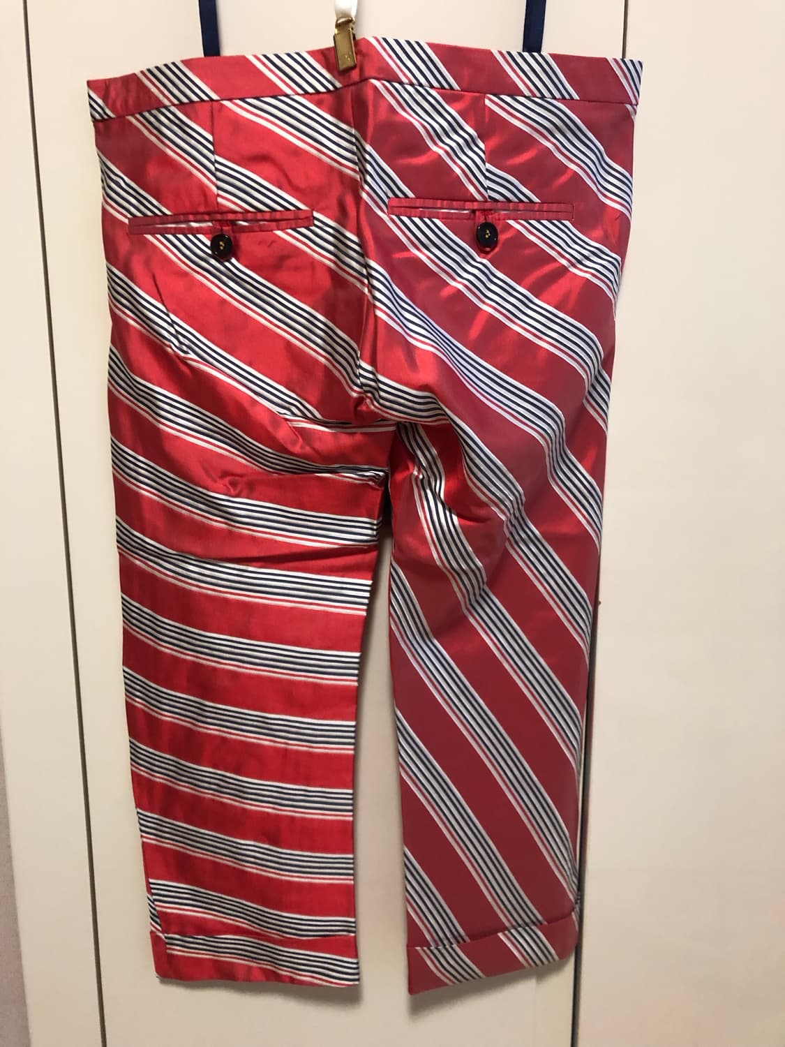 디스퀘어드2 서스펜더(멜빵) 실크 크롭팬츠 상품이미지4