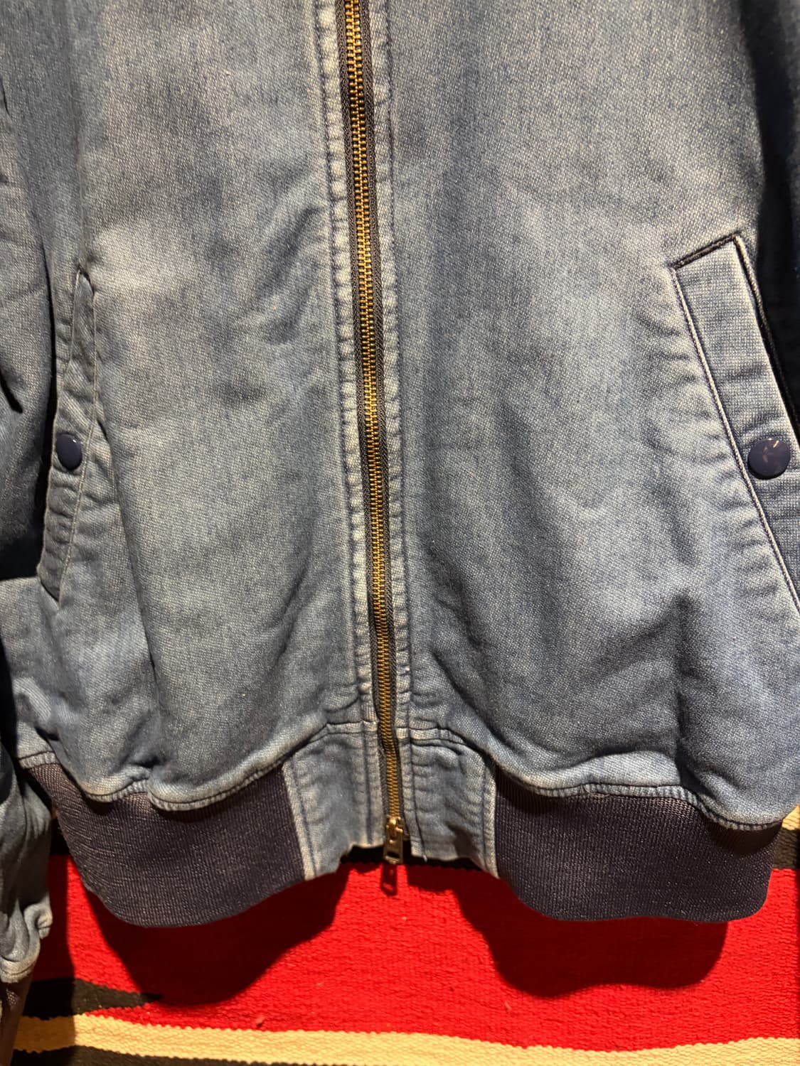 Edwin ma-1 denim blouson / 에드윈 데님 블루종 점퍼 상품이미지5