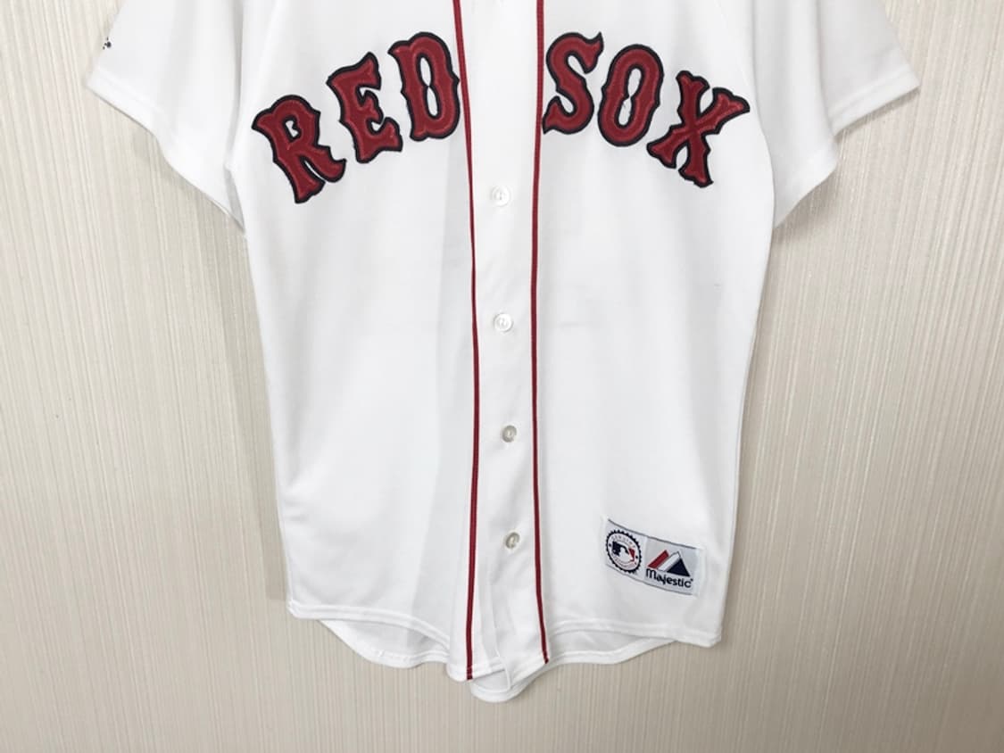 MLB 마제스틱 보스턴레드삭스 올드 홈유니폼/져지 S #34 오티즈 상품이미지3