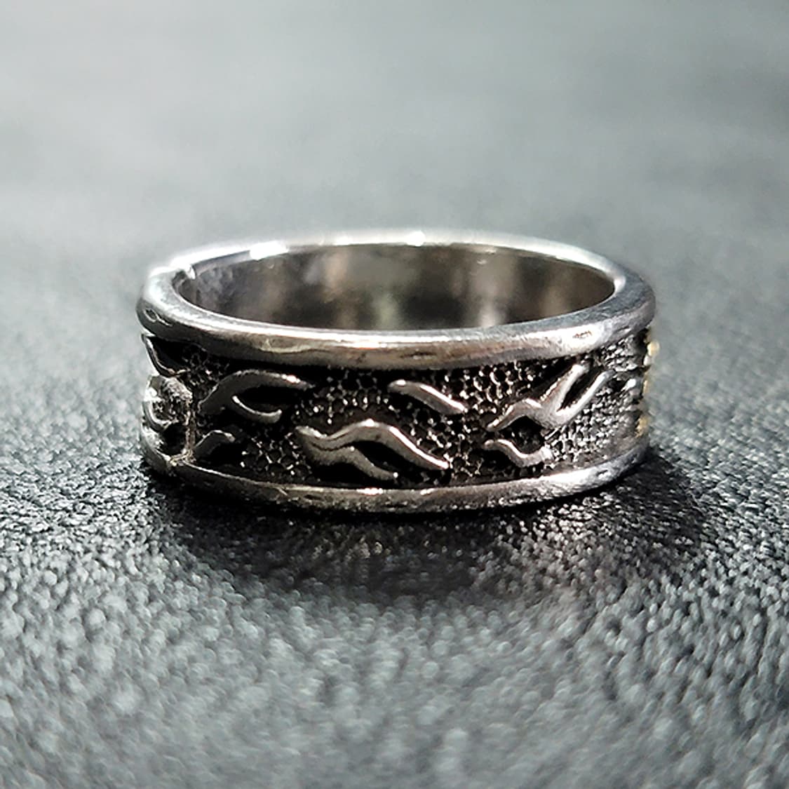 Serion 실버 남자 엔틱 빈티지 명품 고대 태양 반지 상품이미지2