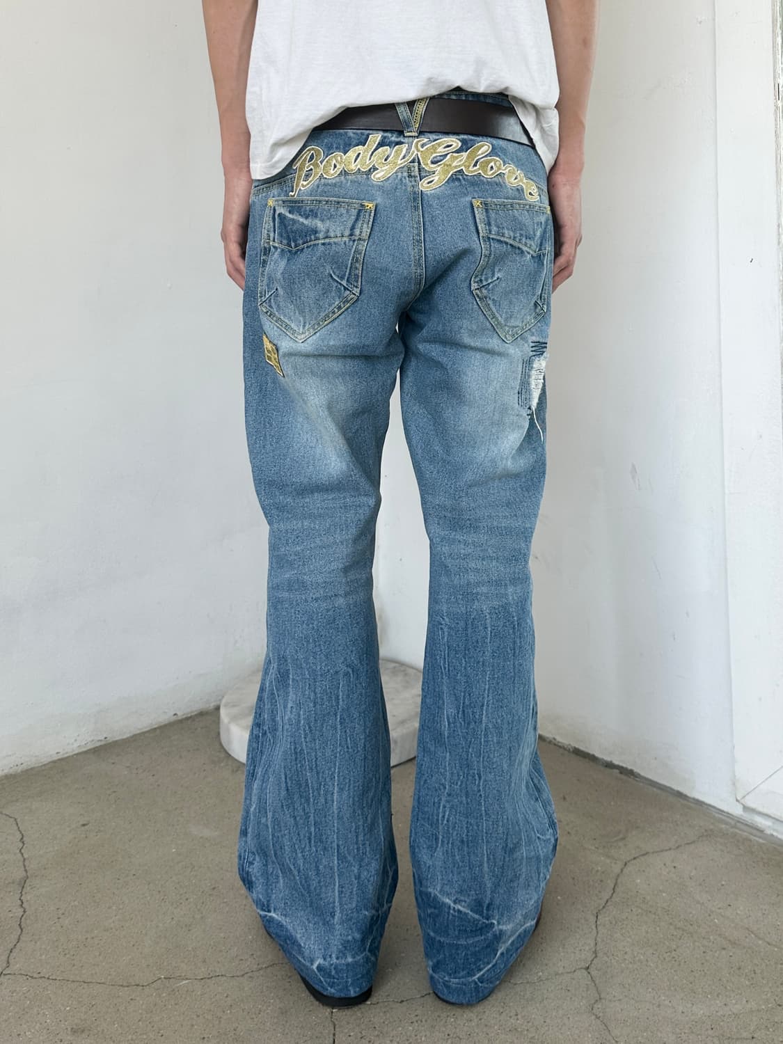 빈티치 패치 플레어 데님 팬츠 상품이미지2