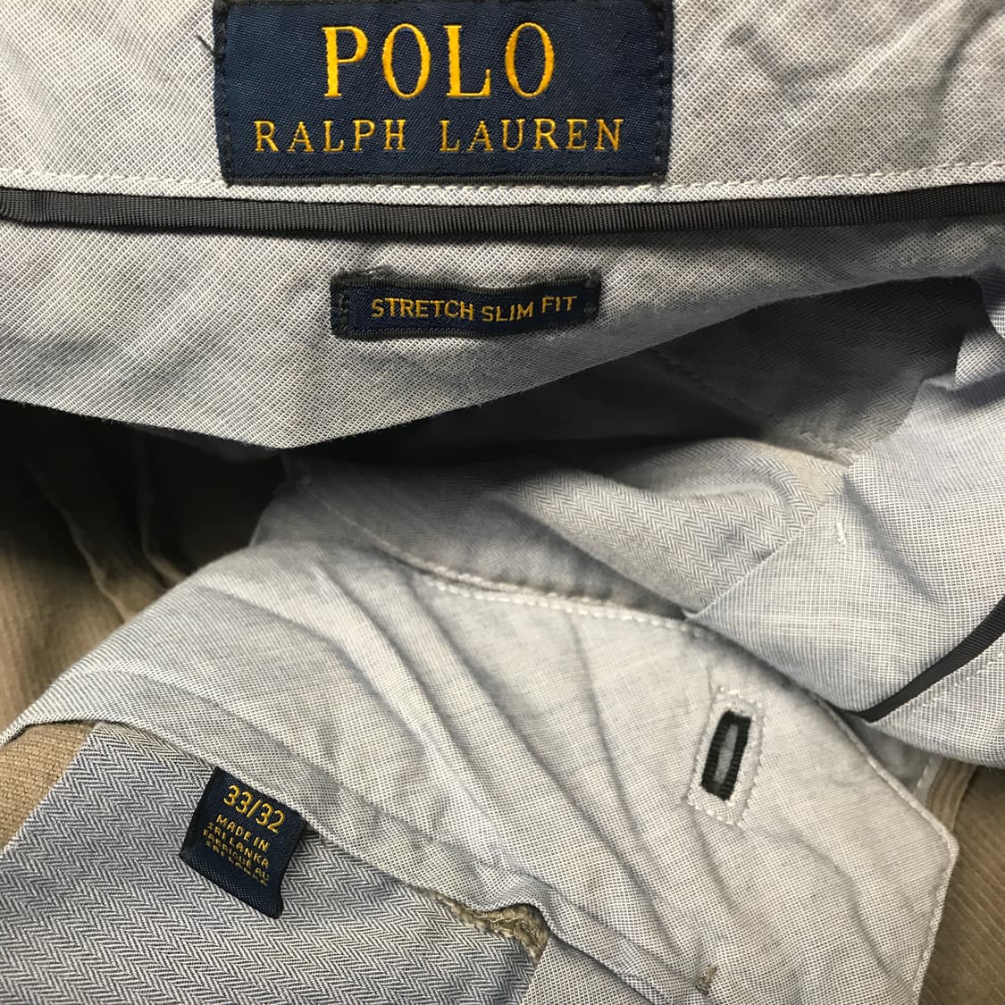 폴로 랄프로렌 그레이 코듀로이 팬츠 33/32 상품이미지6