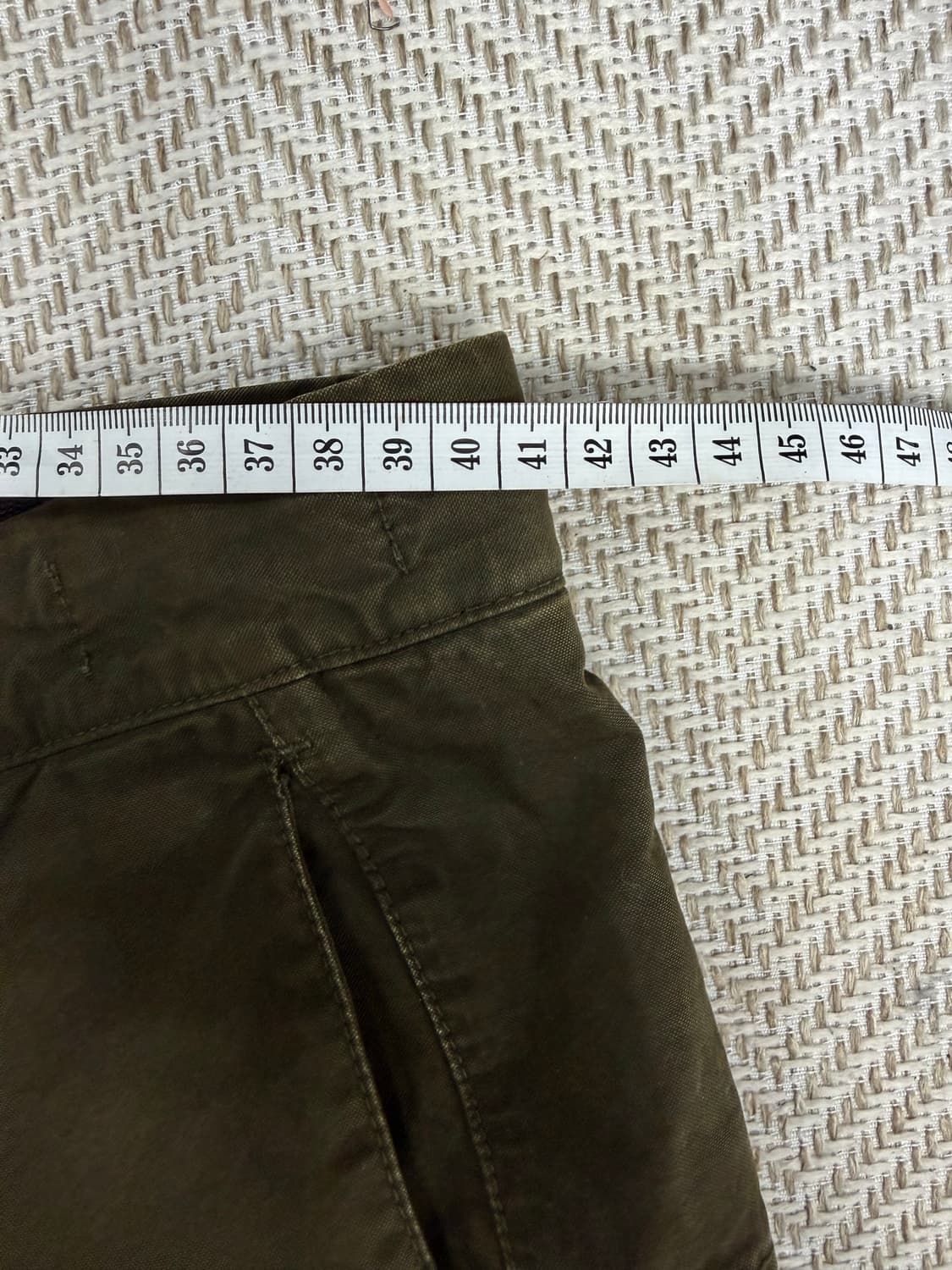 정품) 스톤아일랜드 FW 카고 바지 올리브 32 상품이미지8