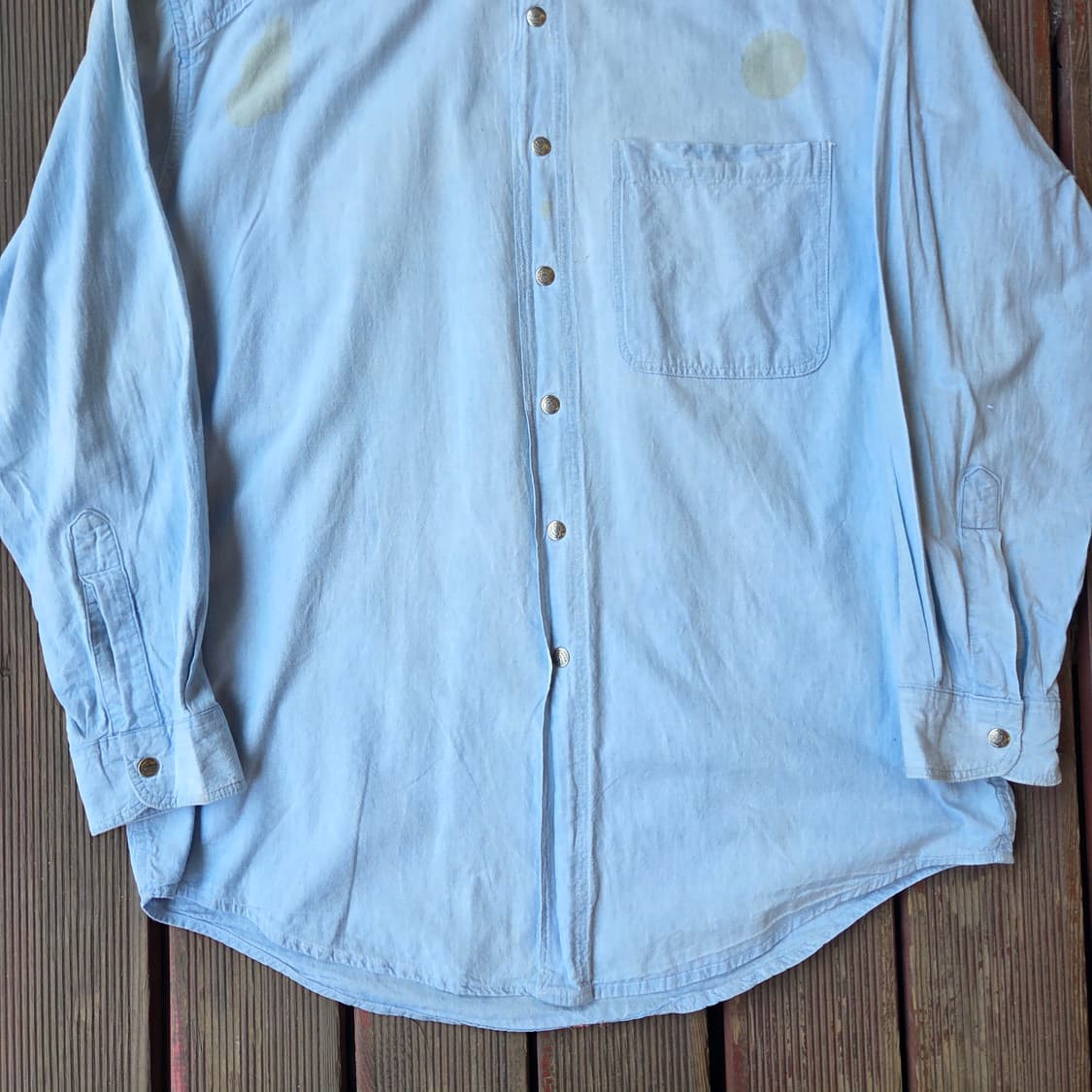 Harley Davidson 청 빅로고 셔츠 상품이미지3