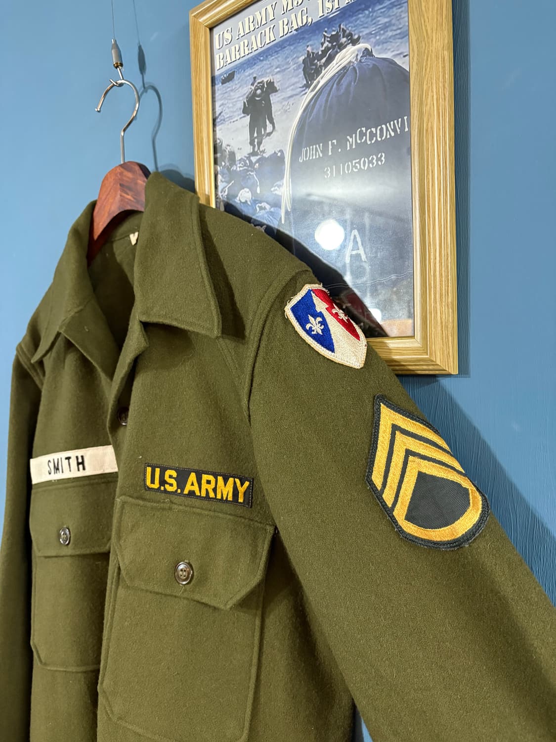 50’s U.S Army OG-108 Wool Filed Shirt  상품이미지6