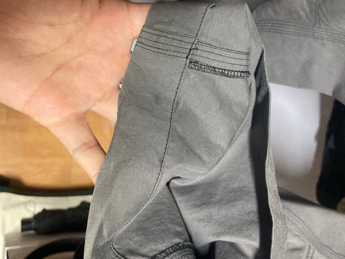 고낙 스켈레톤 팬츠 퍼플그레이 2사이즈 상품이미지7