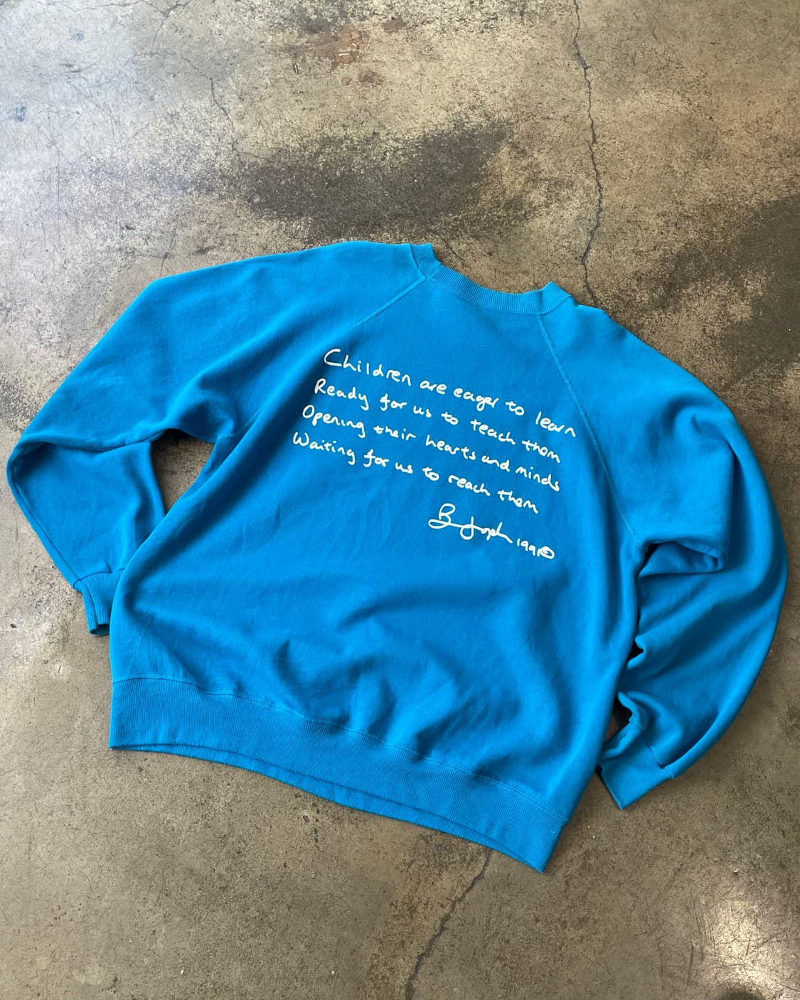 90s USA “All Children Can Learn” Sweat 상품이미지3