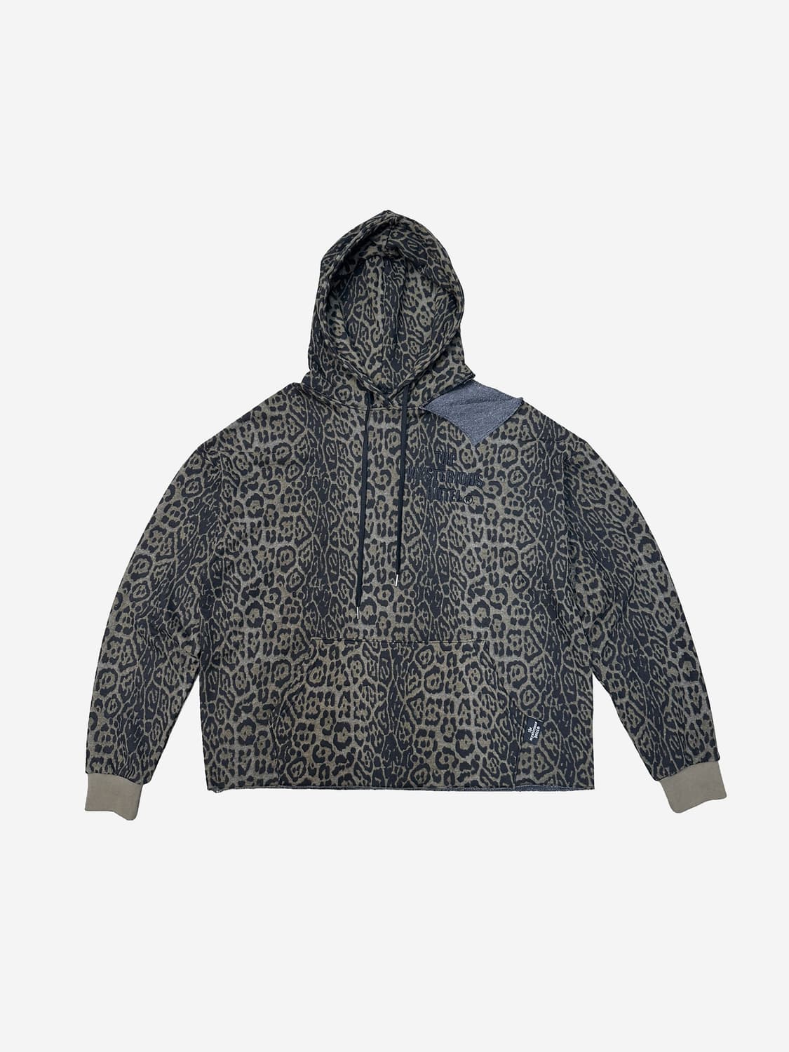 미스테리어스호텔 오프숄더 후디 레오파드 상품이미지2