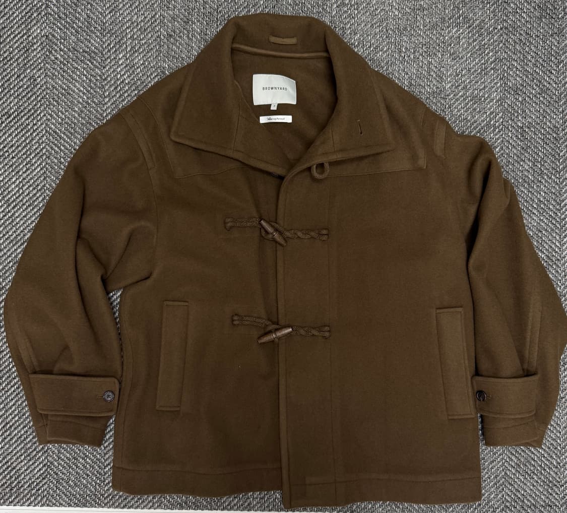 브라운야드 스탠카라 울 하프더플코트 상품이미지2