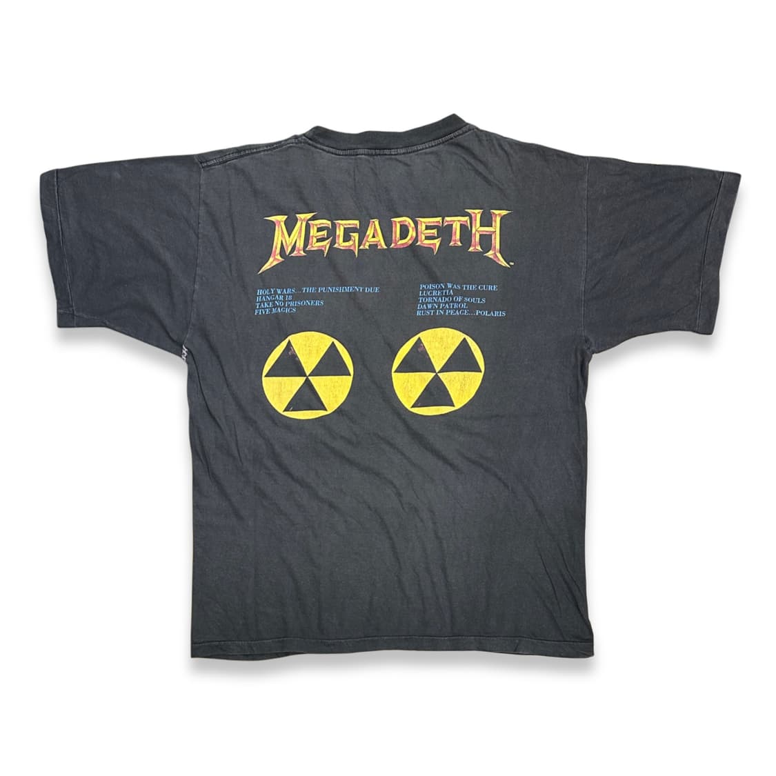 1991‘ Megadeth Rust In Peace 앨범 프로모 티셔츠  상품이미지2